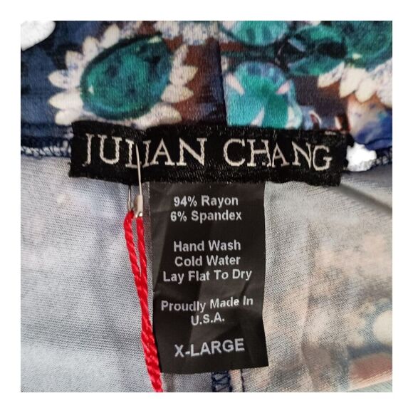 Julian Chang SusanPant Flare Wide Leg Pull on Royalty Women's XL - Picture 3 of 4